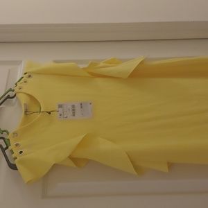 Zara hello flutter sleeve dress
